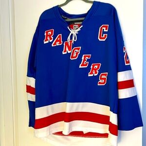 Authentic Reebok New York Rangers home, Ryan Callahan, Jersey. Size 52 (Large)